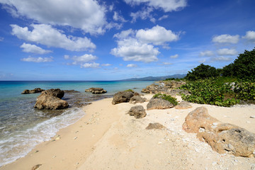 Sand beaches in Cuba