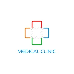 Obraz premium Medical design, logo template, clean vector