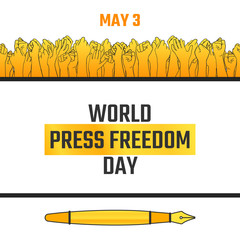World press freedom day, May 3