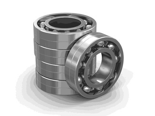 Bearings. Image with clipping path