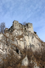 Mittelalter: Die Reste der Burg Schachtenstein (Gem&auml;uer)