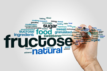 Fructose word cloud