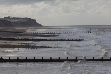 Cromer beach at low tide