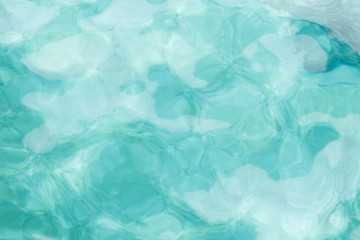 Shining blue water ripple background