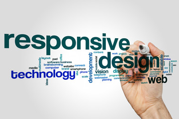 Responsive design word cloud