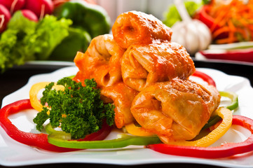 Eating fast food, on a plate