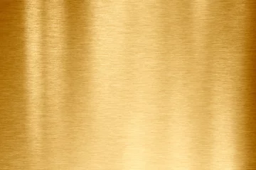 Foto auf Acrylglas Texturen goldene Metallstruktur