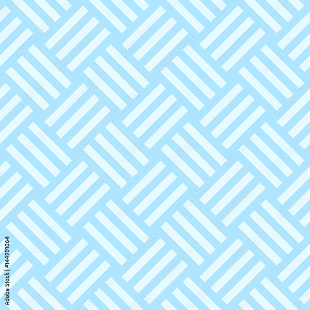 Poster Pattern stripe seamless sweet blue two tone colors. Diagonal stripe abstract background vector.