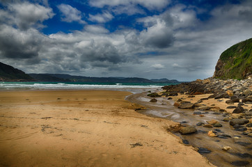 Spanish destination, Galicia, north-west region, Esteiro beach