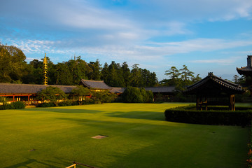 Temple-Garden in Nara Japan