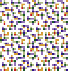 Fototapeta premium Vector seamless pattern. Modern stylish texture. Repeating geometric tiles of squares