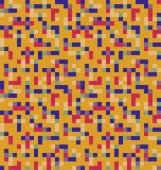 Vector seamless pattern. Modern stylish texture. Repeating geometric tiles of squares