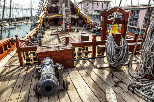 Pirate Ship Deck Images – Browse 4,624 Stock Photos, Vectors, and Video