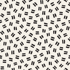 Vector Seamless Pattern. Abstract Background With Scattered Geometric Shapes.