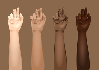 Women arms templates