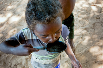Poor african child ,Madagascar