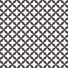 Vector pattern. Repeating geometric flowers. pattern is on swatches panel