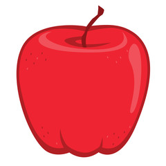 Vector Illustration of an Apple