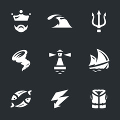 Vector Set of Neptune Icons.