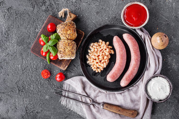 English Breakfast with sausage