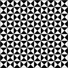 Triangle pattern vector, repeating triangle circles on square shape. Pattern is on swatches panel