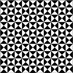 Triangle pattern vector, repeating triangle circles on square shape. Pattern is on swatches panel
