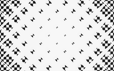 Abstract halftone black and white texture background