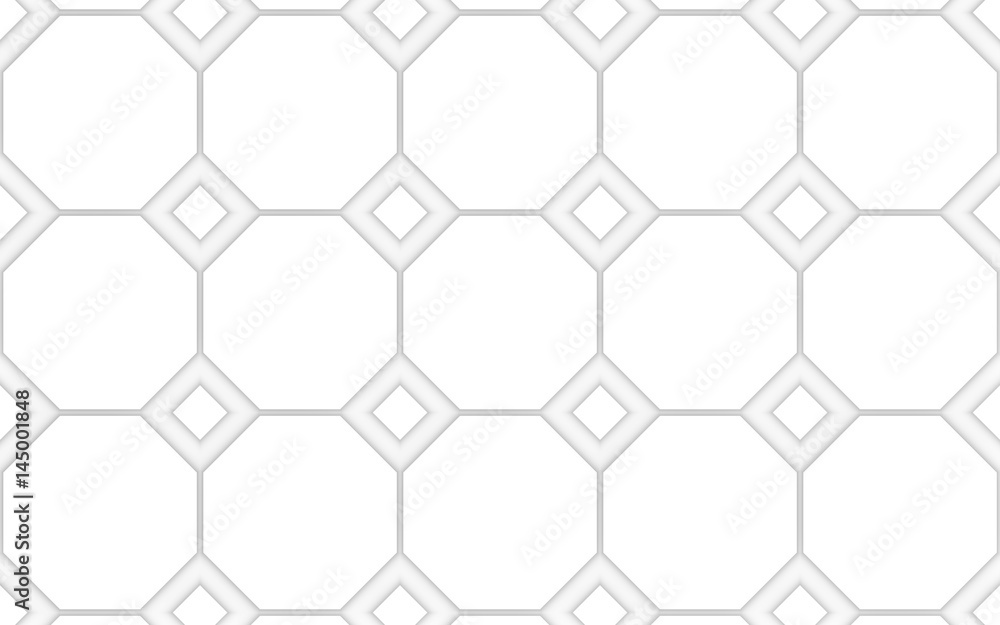 Aufkleber white simple pattern background and white tile texture