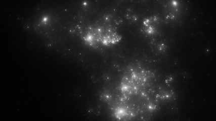 Fototapeta premium Abstract fractal illustration looks like galaxies