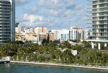 Fototapeta na wymiar Miami Beach District