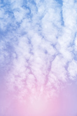sun and cloud background with a pastel colored
