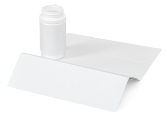 Medication isolated on white