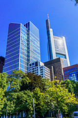 Obraz premium Frankfurt, Germany - SEPTEMBER 10, 2015 : European Central Bank