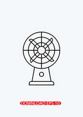 Ventilator icon, Vector