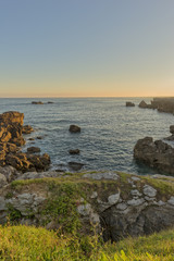 The beach of Ris in Noja, Cantabria