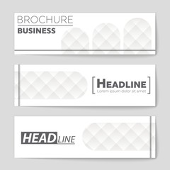 Fototapeta premium Abstract vector layout background set. For art template design, list, front page, mockup brochure theme style, banner, idea, cover, booklet, print, flyer, book, blank, card, ad, sign, sheet,, a4