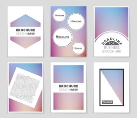 Abstract vector layout background set. For art template design, list, page, mockup brochure theme style, banner, idea, cover, booklet, print, flyer, book, blank, card, ad, sign, sheet,, a4