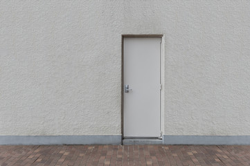 street wall background ,Industrial background, empty grunge urban street with warehouse brick wall