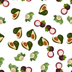 exotic tropical fruit