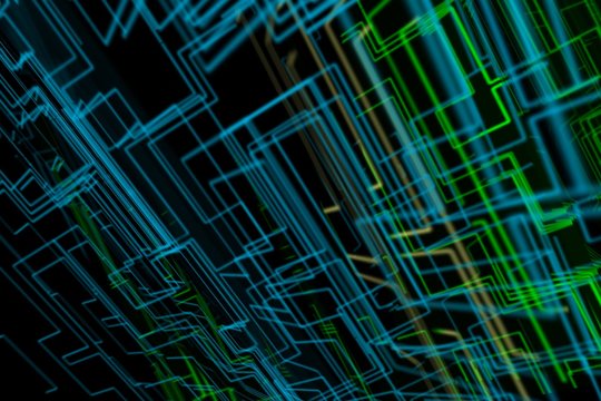 coloured tekno grid
