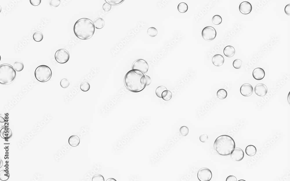 Aufkleber abstract transparency bubbles background and abstract bubbles texture