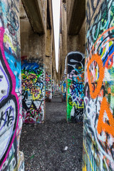 Graffiti Pier in Philadelphia, Pennsylvania