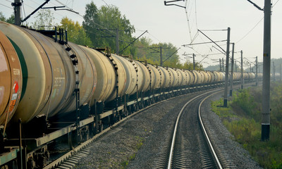 Fototapeta na wymiar Russian railroads