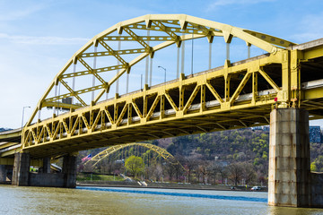 Skyline of Pittsburgh, Pennsylvania from Allegheny Landing from across the Allegheny River