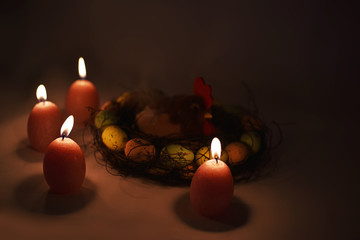 Abstract composition for Easter celebration.