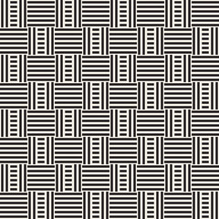 Abstract Geometric Pattern With Stripes Lattice. Seamless Vector Background