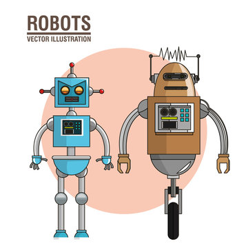robots technology future image vector illustration eps 10