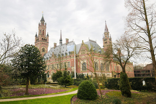 Peace Palace in The Hague, the Netherlands