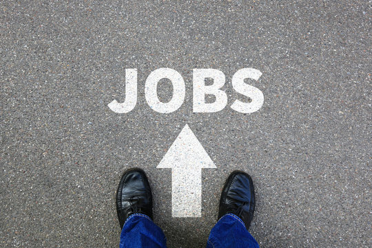 Jobs Job Arbeit Arbeitsstelle Jobsuche suchen Businessman Business Konzept
