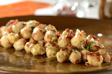 Chickpea Salad with Parma Ham